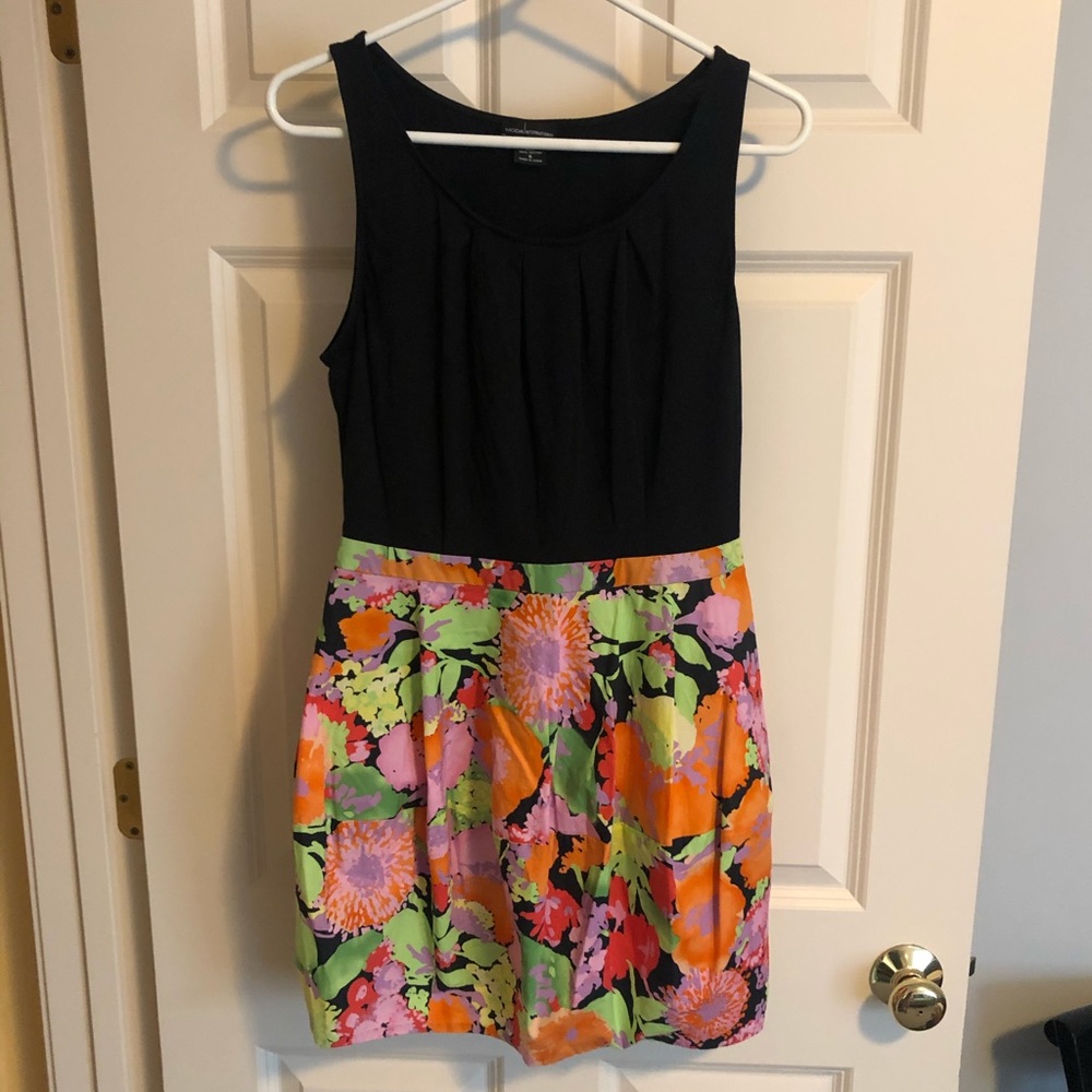 Moda International mixed media dress
